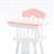 CLA10498 - Discontinued: High Chair, Pink & White