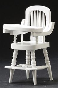 CLA10506 - High Chair, White  ()