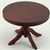 CLA10546 - Round Pedestal Table, Mahogany
