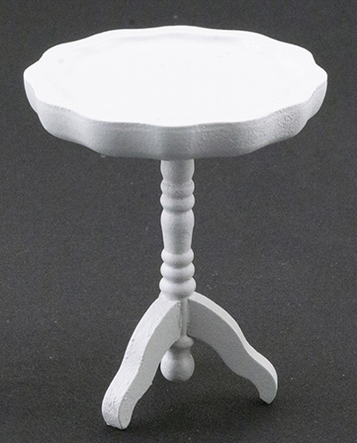 CLA10603 - Pie Crust Table, White  ()