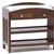 CLA10621 - Changing Table, Slatted, Walnut with Blue Mattress  ()
