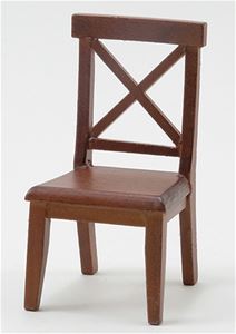 CLA10935 - Cross Buck Chair, Walnut  ()