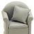 CLA10952 - Chair with Pillow, Gray, NEW DESIGN  ()
