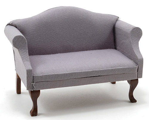 CLA10992 - Sofa, Walnut with Gray Fabric  ()