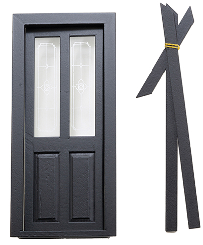 CLA76037 - Transom Door, Black  ()