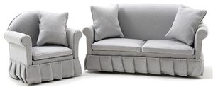 CLA91708 - Sofa and Chair Set, Gray