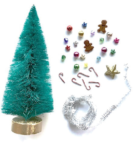 CLD601S - Christmas Tree Kit, Silver Garland