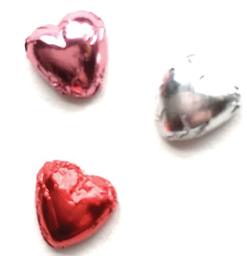 CLD6131 - Set of 3 Foil Hearts