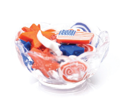 CLD6136 - Patriotic Candy Dish