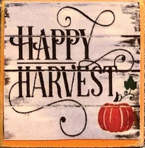CLD915 - Decor Board Sign - Happy Harvest