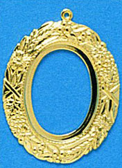DH3370 - Discontinued: Gold Plated Oval