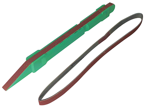 EXL55724 - Green Sanding Stick with 2 #320 Grit Sanding Belts