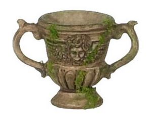 FCA1049B - 3Pc Urn, Brown with Moss