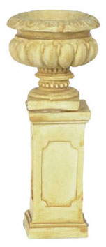 FCA1444TN - Round Urn with Bse 2 Sets Tan