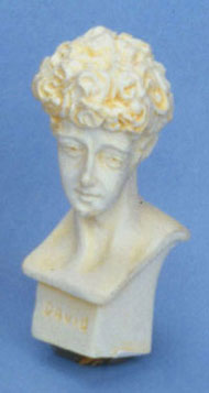 FCA1494IV - David Bust Statue 1 Pc Ivory