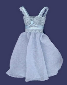 FCA1737 - Discontinued: Short Night Gown, Blue