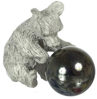 FCA2077 - Stone Bear with  Ball, 2Pcs