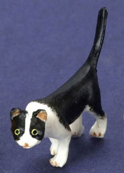 FCA2096BW - Discontinued: 1/2 Inch Scale Cat, Black &amp; White