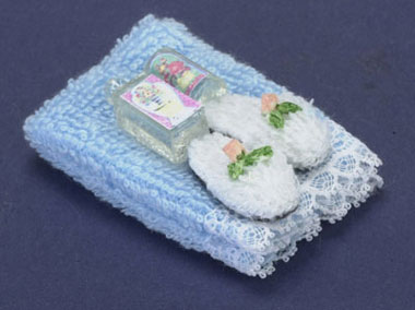 FCA2328 - .Towel Set, Blue,with Lotion