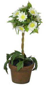 FCA2466 - White Daisy Topiary