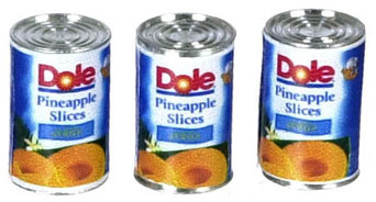 FCA2685 - Dole Pinapple Slices, 3Pc
