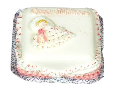 FCA2805 - Congratulations Cake, Girl, 2 Pc