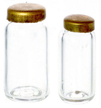 FCA3737 - Pair Of Glass Jar