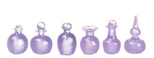 FCA4687PP - Assorted Bottles, 6 Pieces, Purple