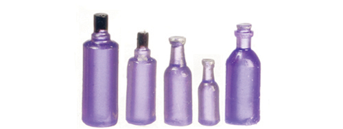 FCA4690PP - Assorted Bottles, 5 Pieces, Purple