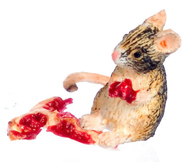 FCJU1079 - Mouse Eating T-Bone