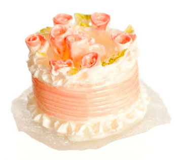FCLL1004SS - Discontinued: Cake with Roses, 2 Pieces