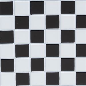 FF60615 - Tile Floor: 1/4 Sq, 11X15 1/2, Black and White