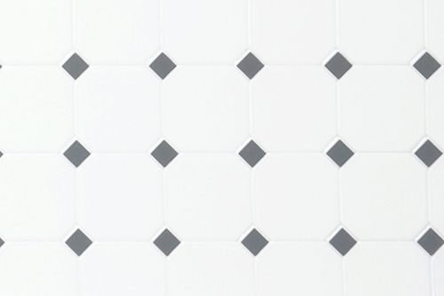 FF60642 - Tile Floor: Diamond, Charcoal Grey, 11 X 15 1/2