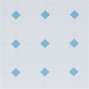 FF60650 - Tile Floor: Diamond, 11 X 15 1/2, Blue, Jr439