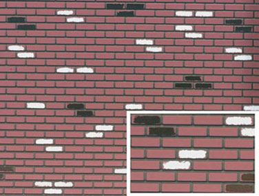 FF60665 - Used Brick: Red/White On Black, 11 X 15 1/2, Jr112