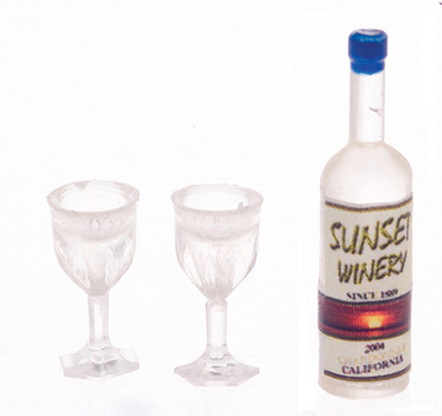 FR11341 - White Wine with 2 Goblets