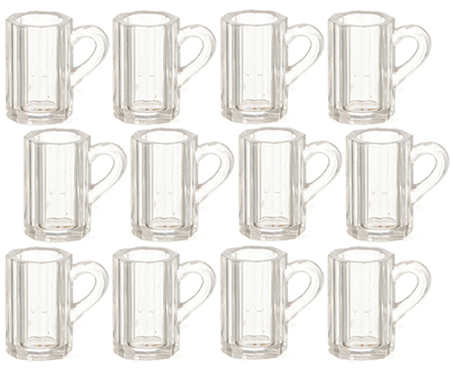 FR40293 - Beer Mugs, Clear, 12