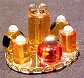 HR52057 - Small Perfume Tray - Amber