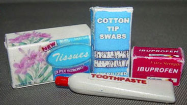 HR52142 - Bathroom Set-Soft Tissue,Cotton Tips,Toothpaste, I