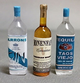 HR53977 - Liquor Set #4-Whiskey,Gin,Tequila