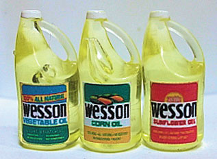 HR54204S - Wesson Oil Set-Gal. - Vegetable, Corn, Sunflower