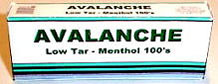 HR57197 - Avalanche Menthol Cigarettes - Carton