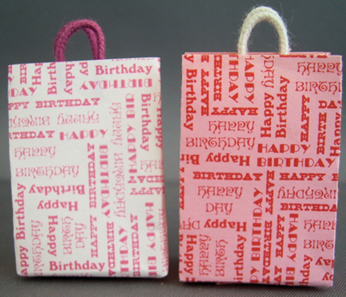 HR58039 - Happy Birthday Shopping Bag, Assorted 1 Piece