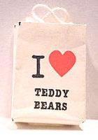 HR58076 - I Love Teddy Bears Shopping Bag