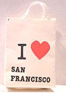 HR58077 - I Love San Francisco Shopping Bag