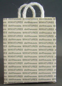 HR58129 - Dollhouse Miniatures Shopping Bag