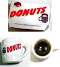 HR59975 - 1/2 Inch Donut Box &amp; Coffee Mug