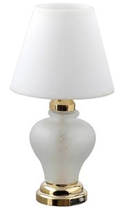 HW2304 - Led White Glass Table Lamp
