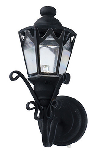 HW2334 - Led Black Fancy Coach Lamp