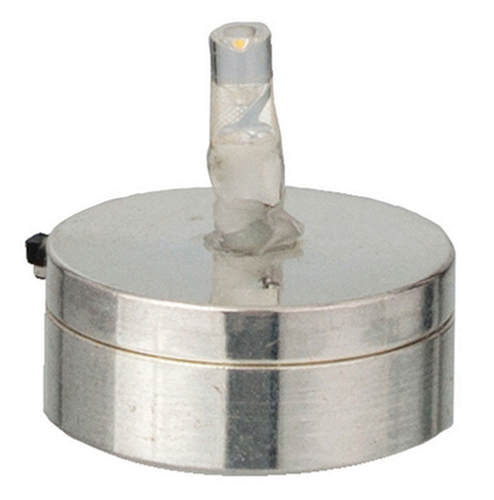 HW2357 - Single LED Bulb on Silver Base